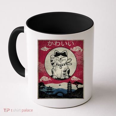 Kawaii Cat Japanese Coffee Mug