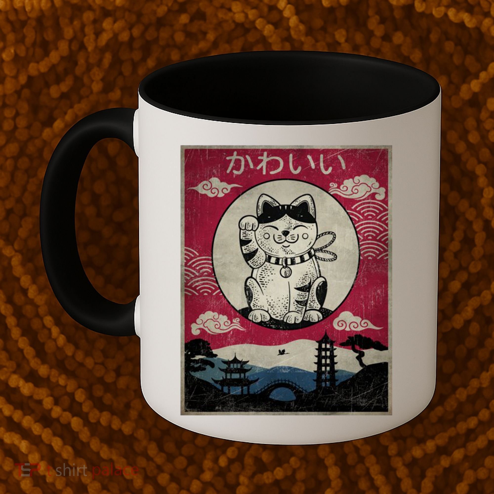 Kawaii Cat Japanese Coffee Mug