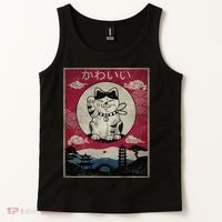 Kawaii Cat Japanese Tank Top thumb 2
