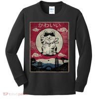 Kawaii Cat Japanese Kids Long Sleeve Shirt thumb 0