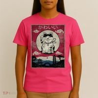 Kawaii Cat Japanese T-Shirt thumb 4