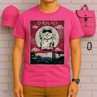 Kawaii Cat Japanese T-Shirt thumb 6
