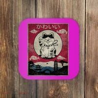 Kawaii Cat Japanese Coaster thumb 0