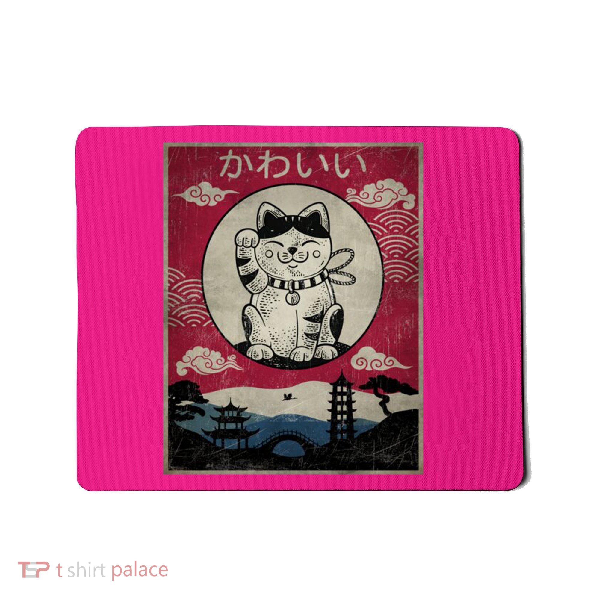 Kawaii Cat Japanese Mousepad