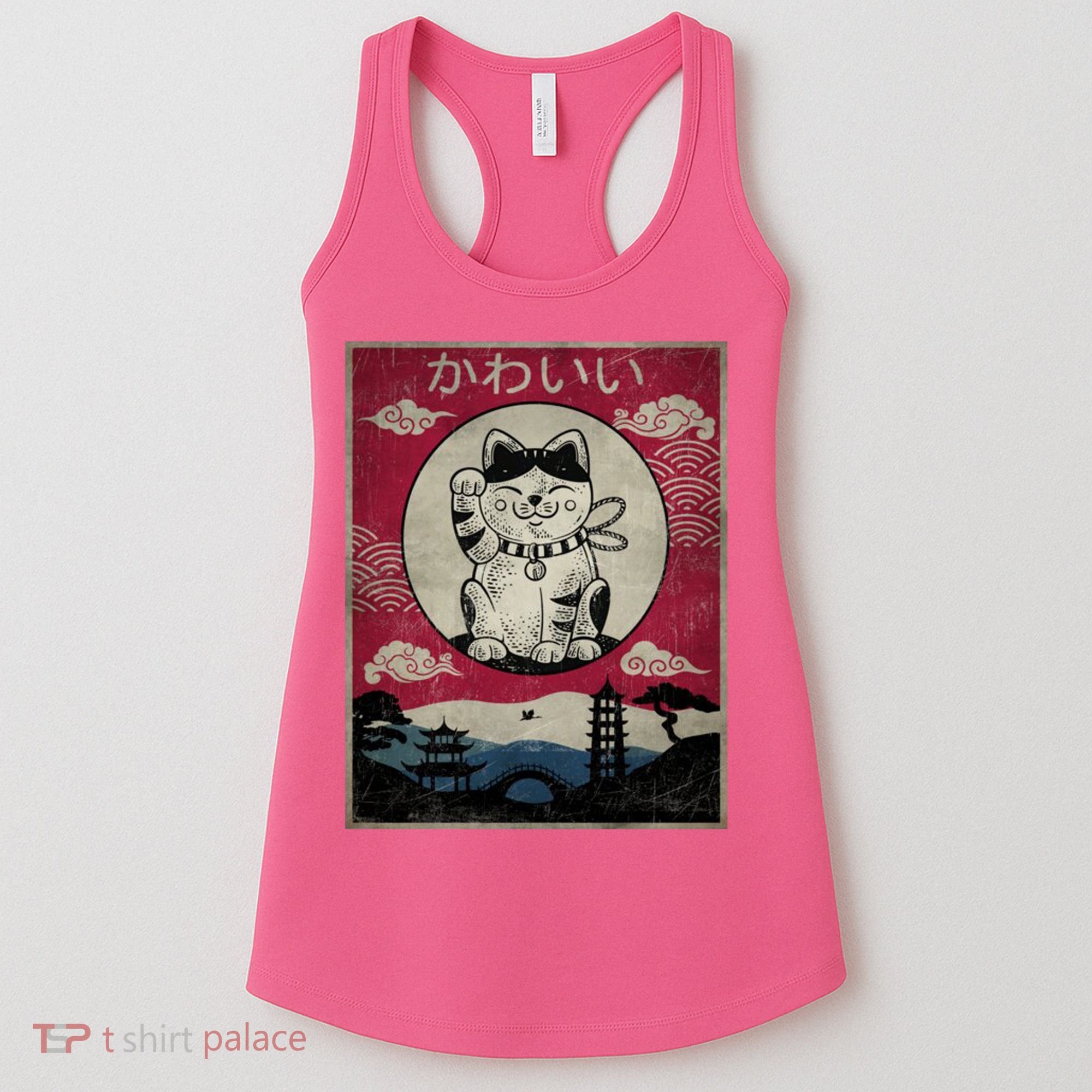 Kawaii Cat Japanese Women's Tank Top