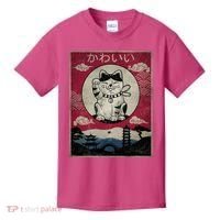 Kawaii Cat Japanese Kids T-Shirt thumb 0