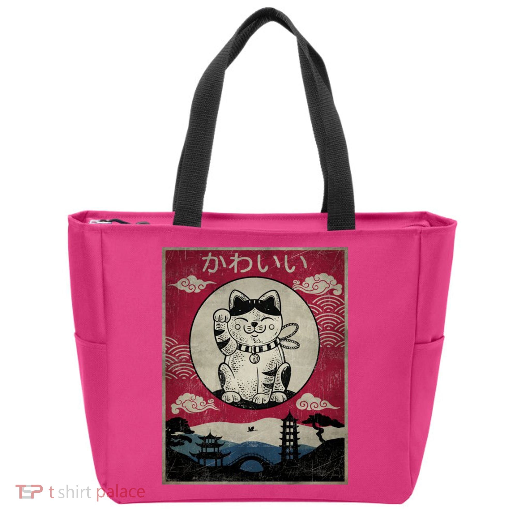 Kawaii Cat Japanese Tote Bag