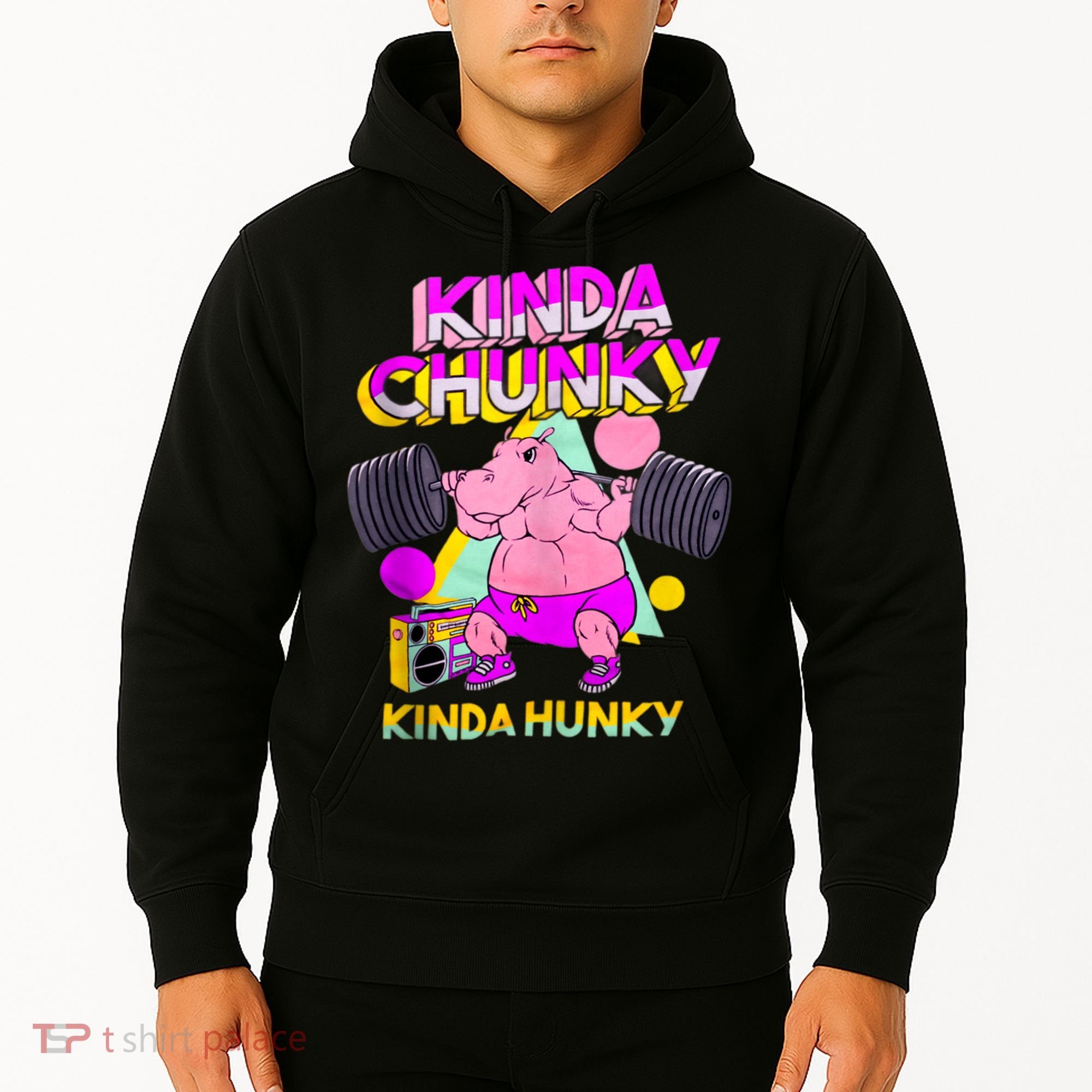 Kinda Chunky Kinda Hunky, Bodybuilding Gym Hoodie