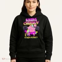 Kinda Chunky Kinda Hunky, Bodybuilding Gym Hoodie thumb 5