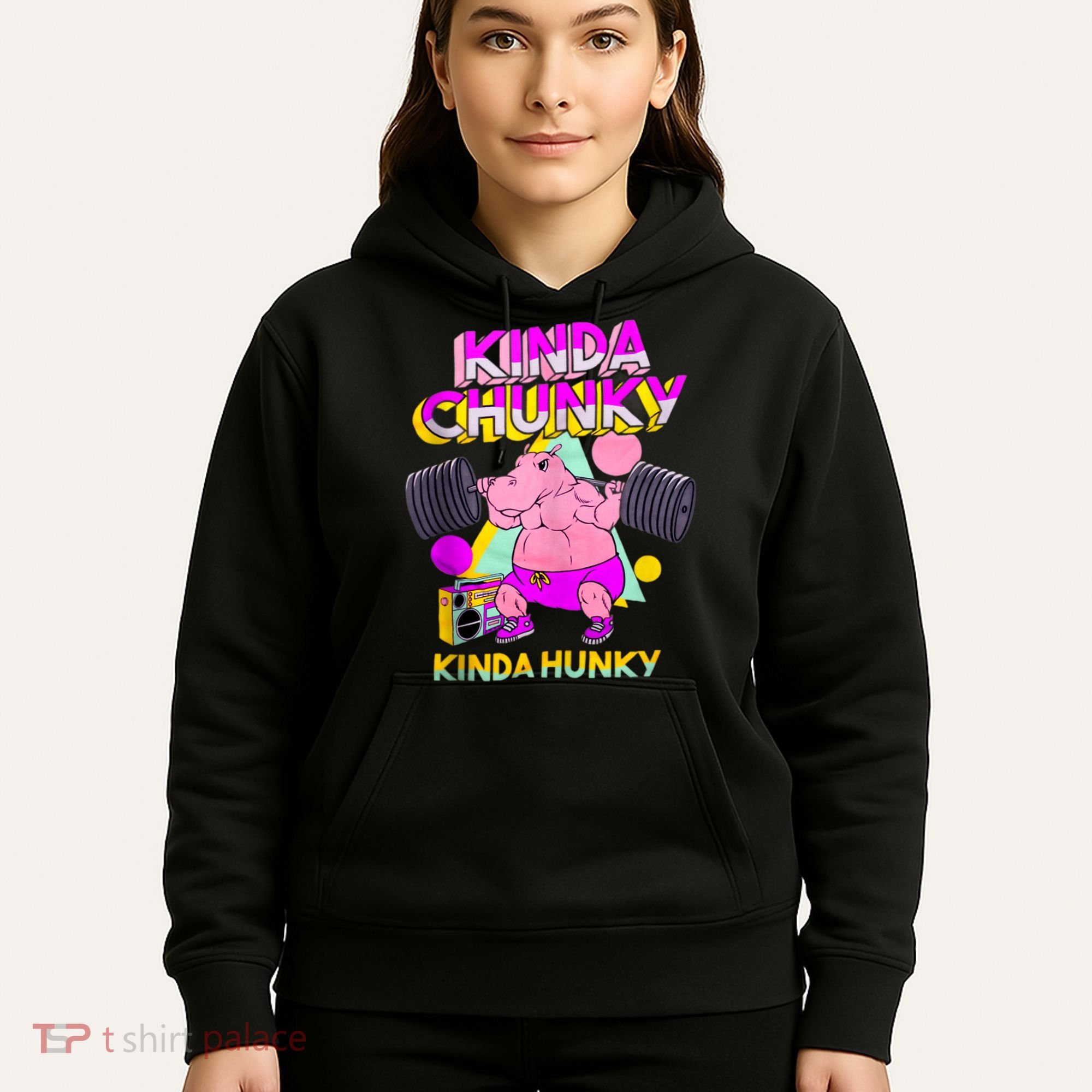 Kinda Chunky Kinda Hunky, Bodybuilding Gym Hoodie