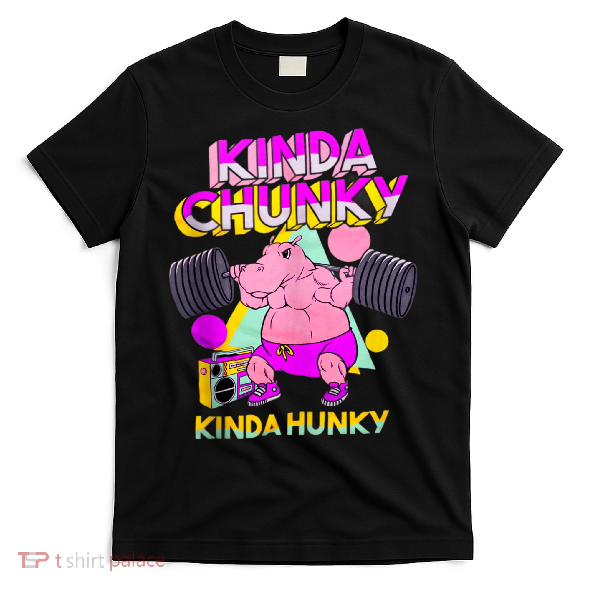 Kinda Chunky Kinda Hunky, Bodybuilding Gym T-Shirt