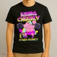 Kinda Chunky Kinda Hunky, Bodybuilding Gym T-Shirt thumb 3
