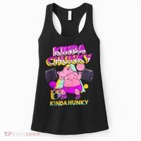 Kinda Chunky Kinda Hunky, Bodybuilding Gym Women's Tank Top thumb 0