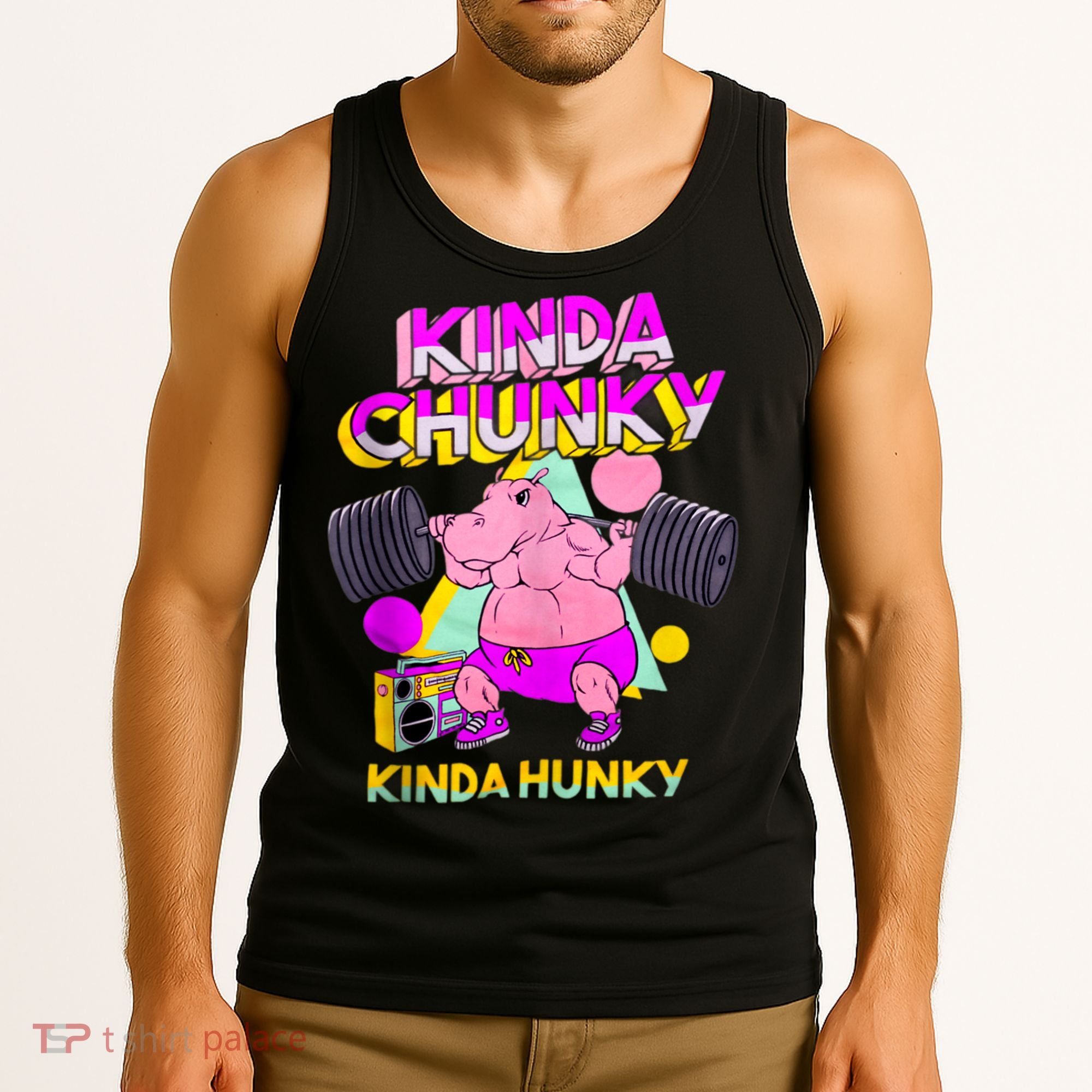 Kinda Chunky Kinda Hunky, Bodybuilding Gym Tank Top
