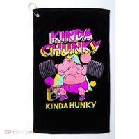 Kinda Chunky Kinda Hunky, Bodybuilding Gym Golf Towel thumb 0
