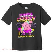 Kinda Chunky Kinda Hunky, Bodybuilding Gym Toddler T-Shirt thumb 0