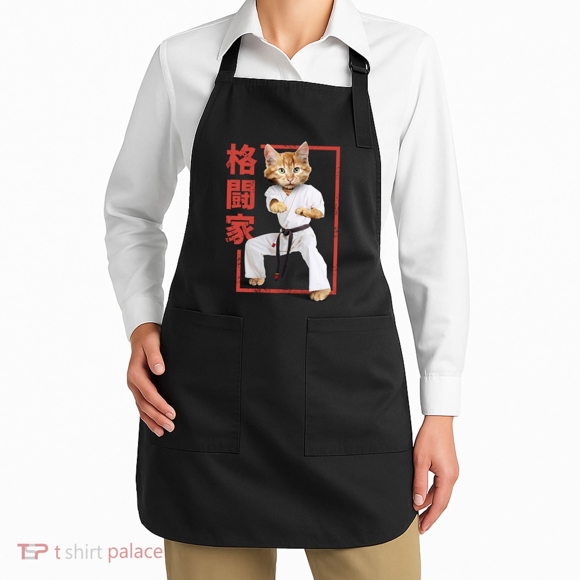 Karate Cat Apron
