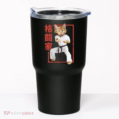 Karate Cat Tumbler