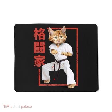 Karate Cat Mousepad