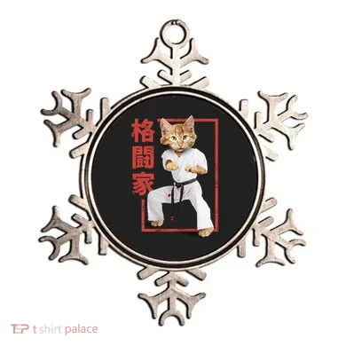 Karate Cat Ornament