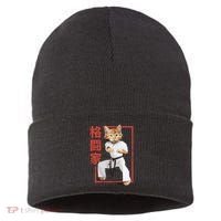 Karate Cat Sustainable Knit Beanie thumb 0
