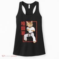 Karate Cat Women's Tank Top thumb 0