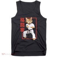 Karate Cat Tank Top thumb 0