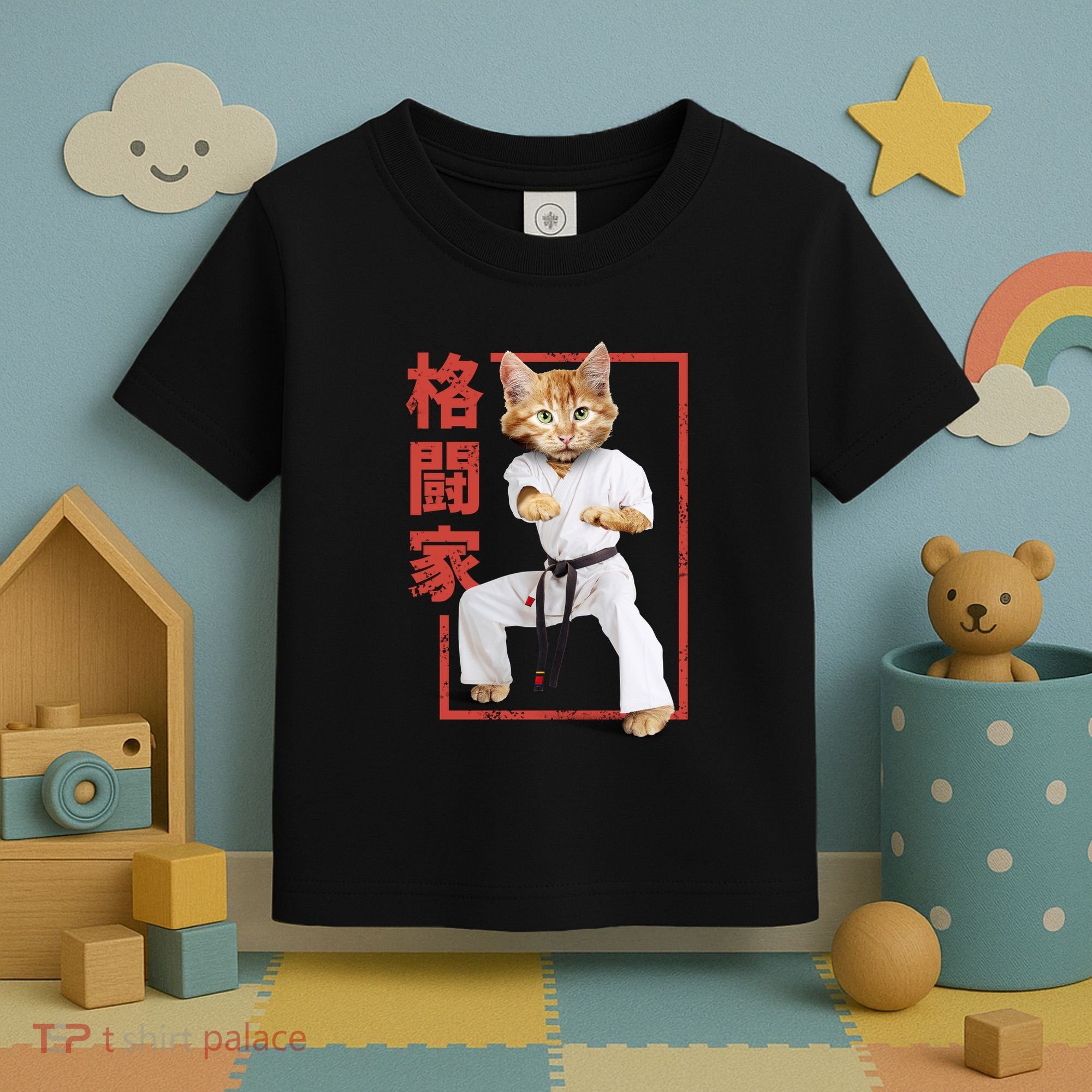 Karate Cat Toddler T-Shirt