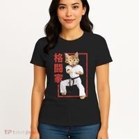 Karate Cat Women's T-Shirt thumb 4