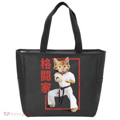 Karate Cat Tote Bag