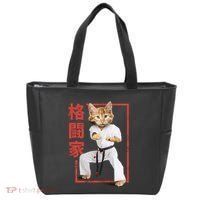 Karate Cat Tote Bag thumb 0