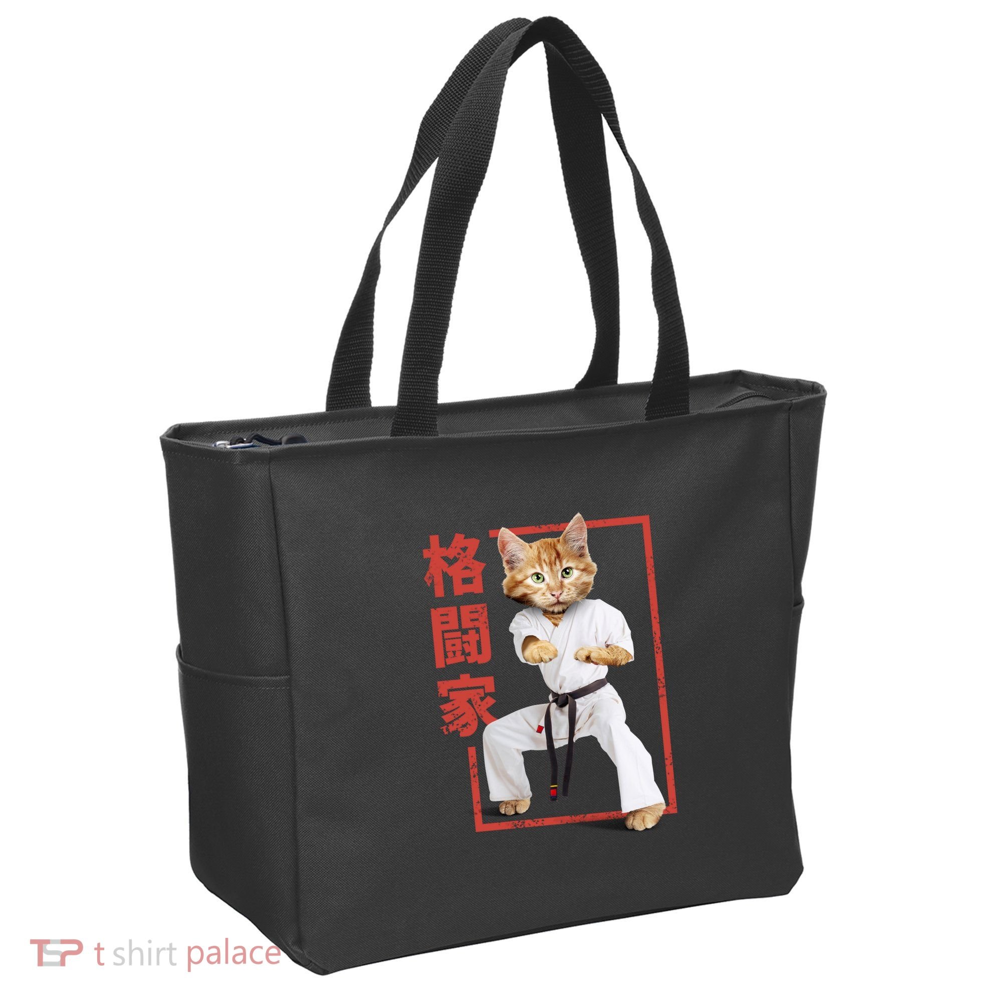 Karate Cat Tote Bag