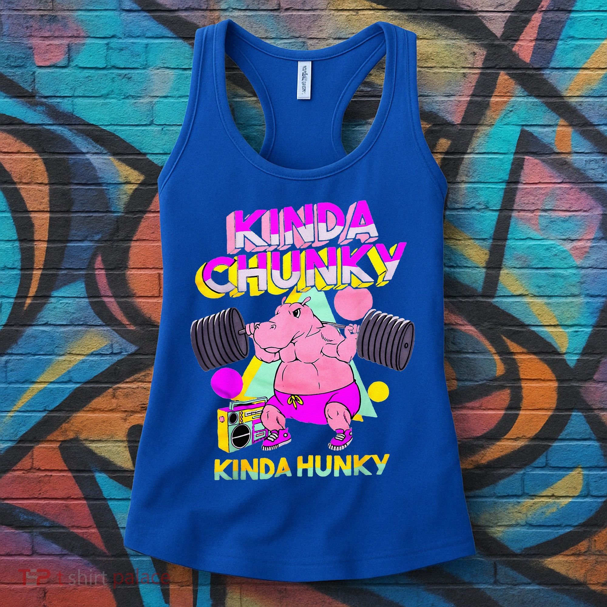 Kinda Chunky Kinda Hunky And Body Building Gym Women's Tank Top