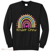 Kinder Crew Kindergarten Teacher Rainbow Heart Sweatshirt thumb 0