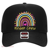Kinder Crew Kindergarten Teacher Rainbow Heart Hat thumb 0