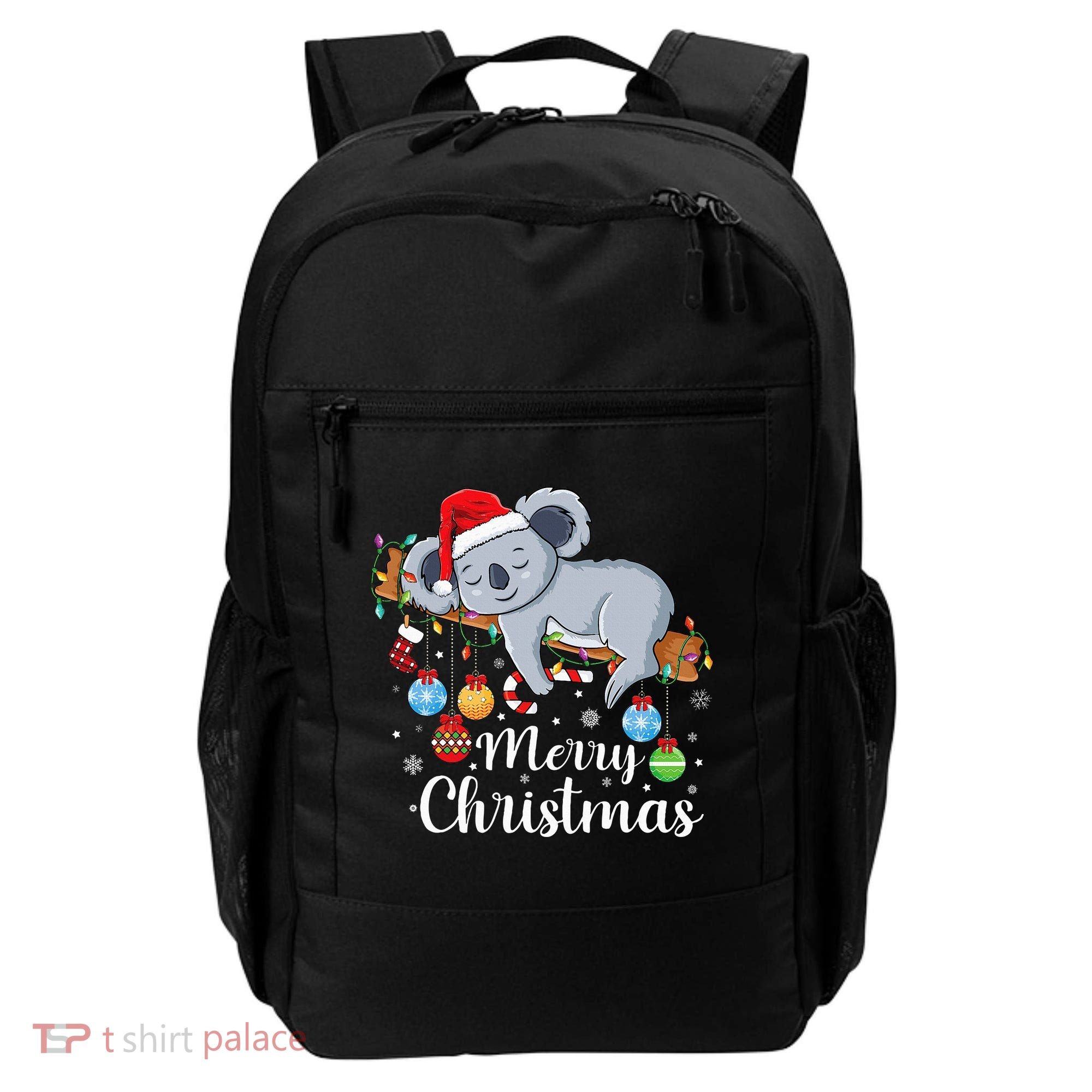Koalalala Cute Koala Bear santa hat funny Christmas koala Backpack