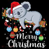 Koalalala Cute Koala Bear santa hat funny Christmas koala Coffee Mug thumb 5