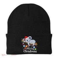 Koalalala Cute Koala Bear santa hat funny Christmas koala Beanie thumb 0