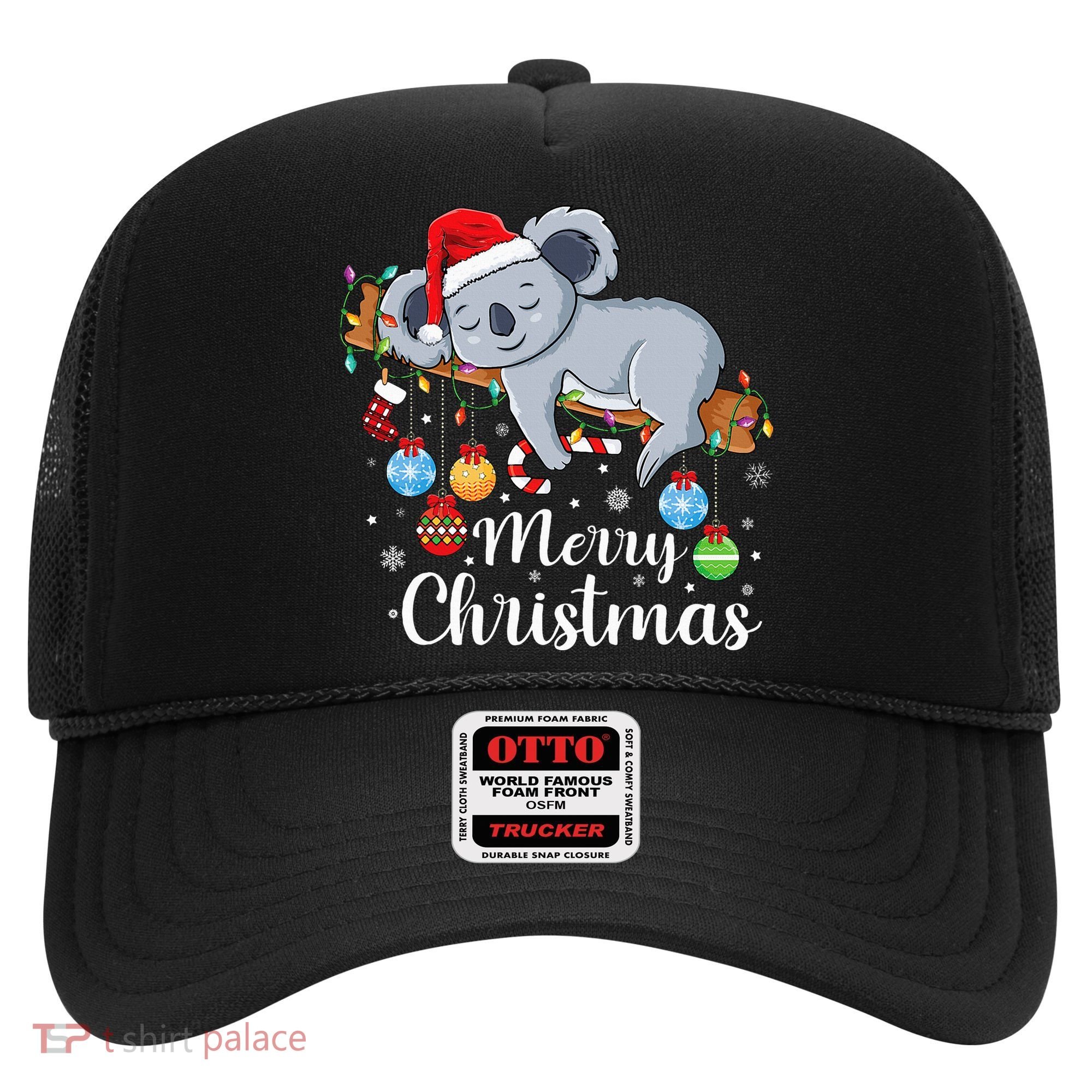 Koalalala Cute Koala Bear santa hat funny Christmas koala Hat