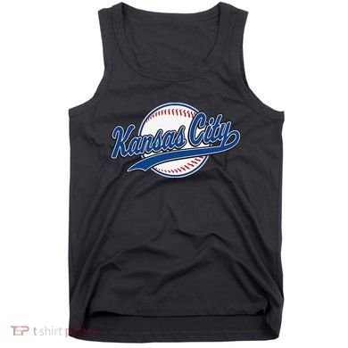 Kansas City Kc Vintage Baseball Throwback Retro Design Tank Top