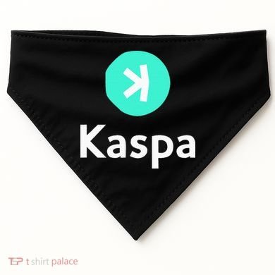 Kaspa Crypto Kaspa USA-Made Doggie Bandana