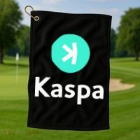 Kaspa Crypto Kaspa Golf Towel thumb 1