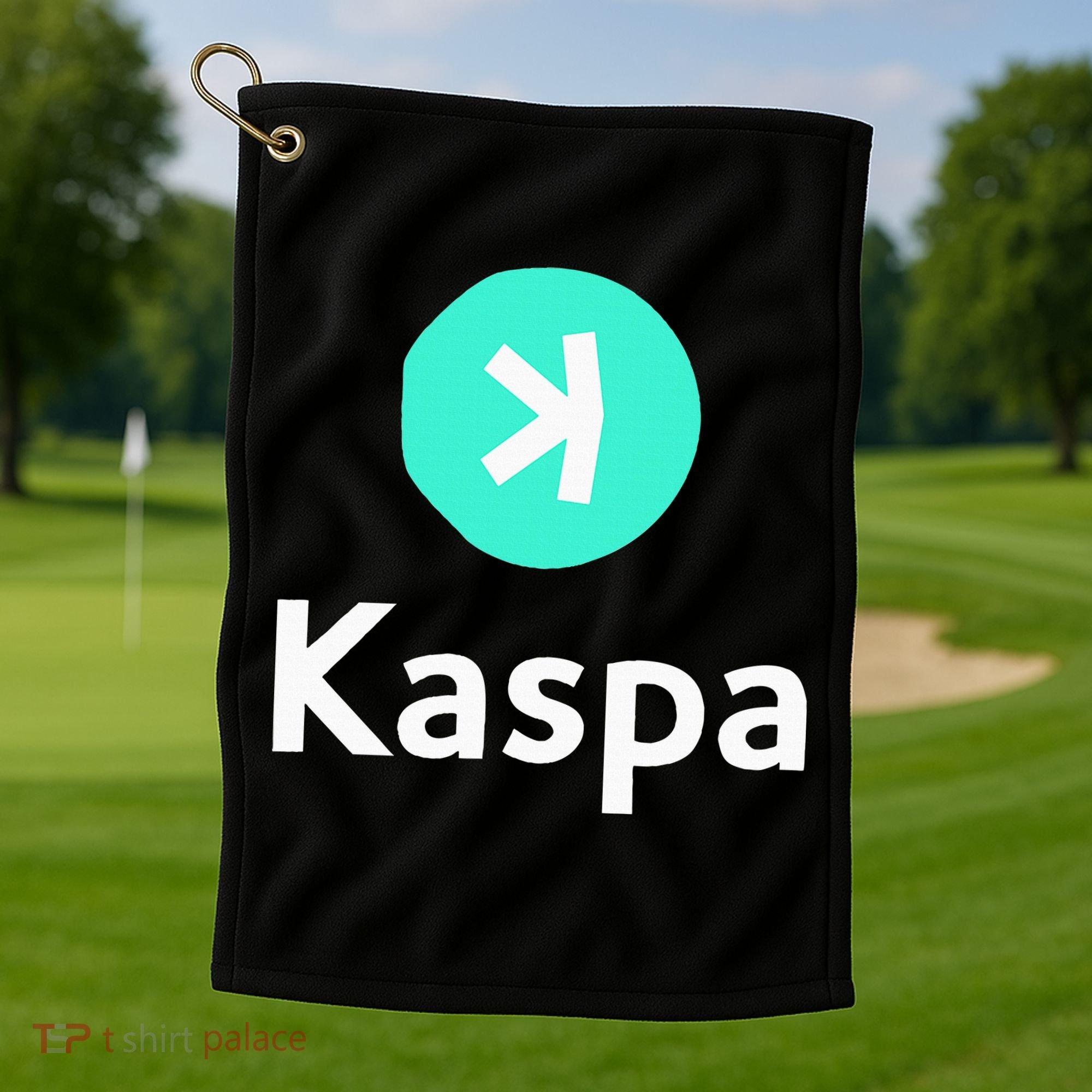 Kaspa Crypto Kaspa Golf Towel