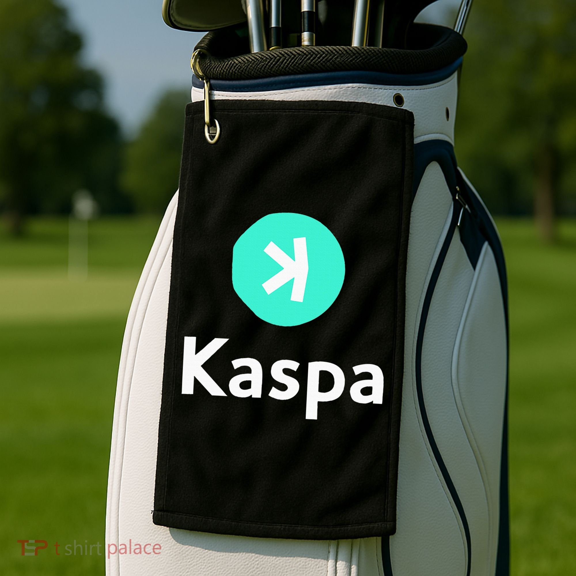 Kaspa Crypto Kaspa Golf Towel