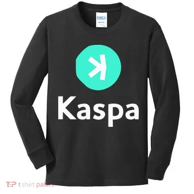 Kaspa Crypto Kaspa Kids Long Sleeve Shirt