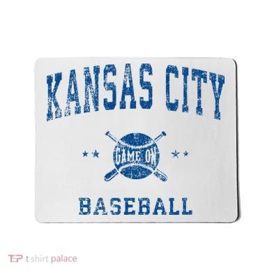 Kansas City KC Vintage Baseball Throwback Retro Design Mousepad