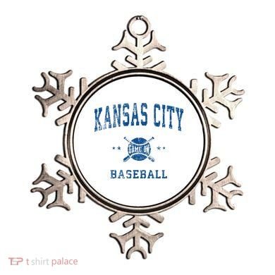 Kansas City KC Vintage Baseball Throwback Retro Design Ornament
