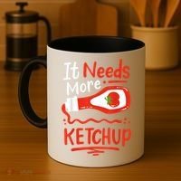 Ketchup Condiment Coffee Mug thumb 4