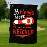 Ketchup Condiment Golf Towel thumb 1