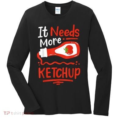 Ketchup Condiment Women's Long Sleeve Shirt
